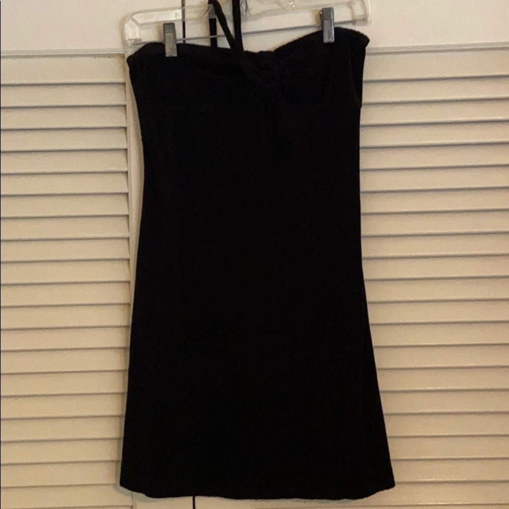 Juicy black terry cloth tie black sz Medium